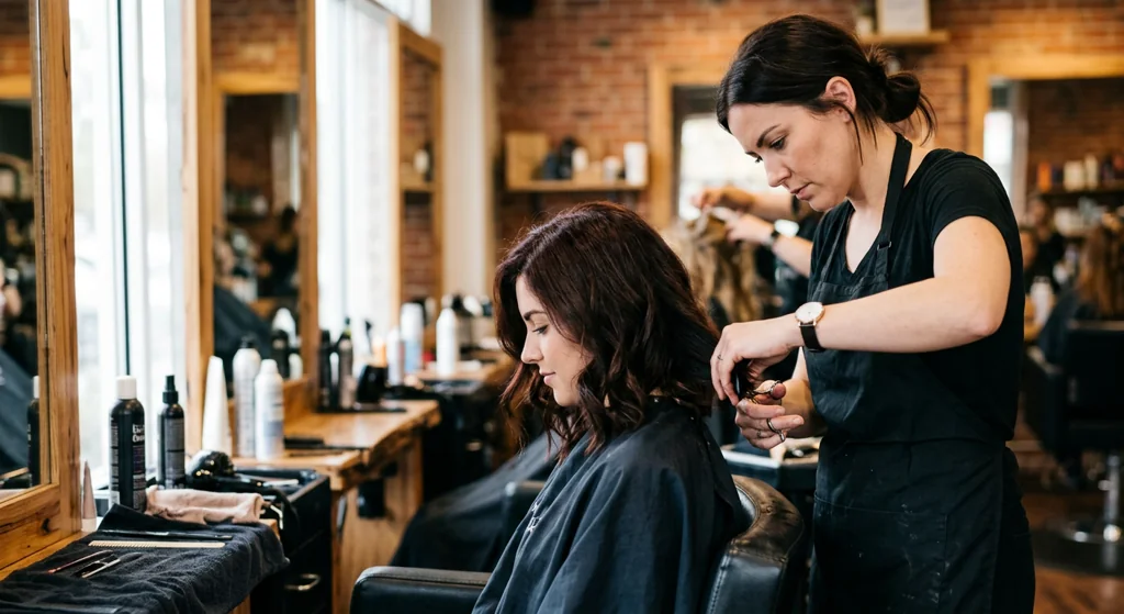 Análisis, color, peinados y corte de peluquería